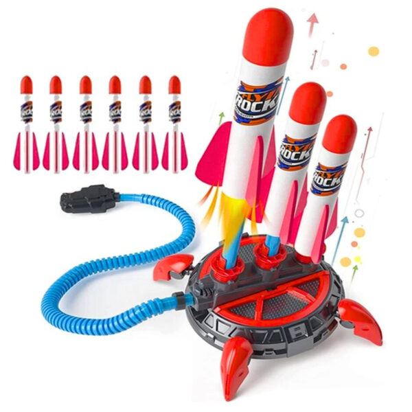 WOOPIE Wyrzutnia Rakiet Piankowych 6 szt. - 010