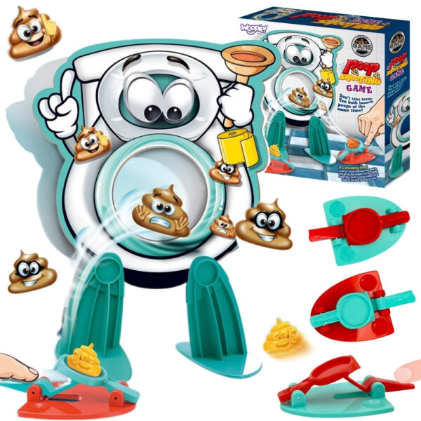 WOOPIE Gra Zręcznościowa Rodzinna Strzał Kupa do Sedesu - 001