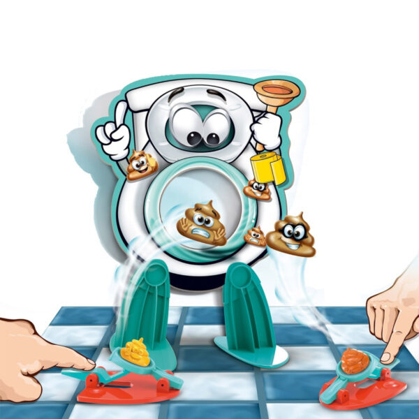 WOOPIE Gra Zręcznościowa Rodzinna Strzał Kupa do Sedesu - 002