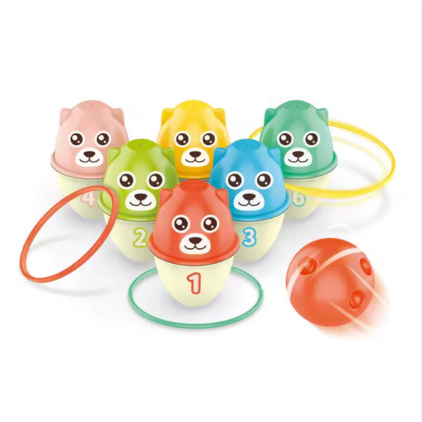 WOOPIE Kręgle Dla Dzieci Kolorowe Misie 3w1 - 002