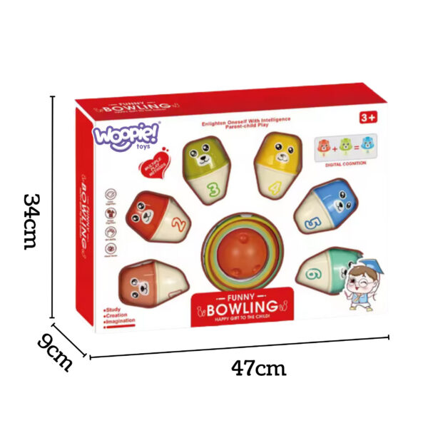 WOOPIE Kręgle Dla Dzieci Kolorowe Misie 3w1 - 004