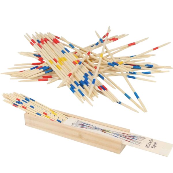WOOPIE Drewniane Bierki Mikado w Pudełku 41 el. - 002