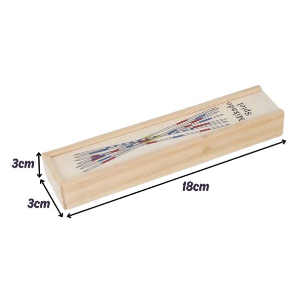 WOOPIE Drewniane Bierki Mikado w Pudełku 41 el. - 004