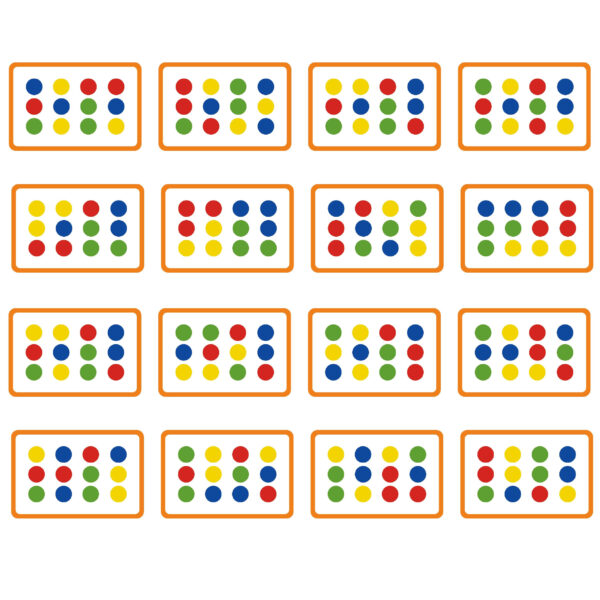 VIGA Gra Logiczna Odwzoruj Kolory i Figury Montessori - 005