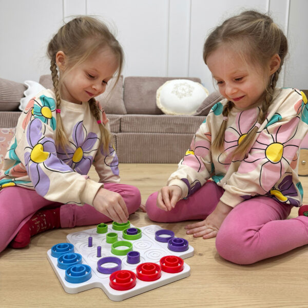 WOOPIE IQ Gra Logiczna Strategiczna Trening Mózgu Kółko i Krzyżyk 36 el. - 003