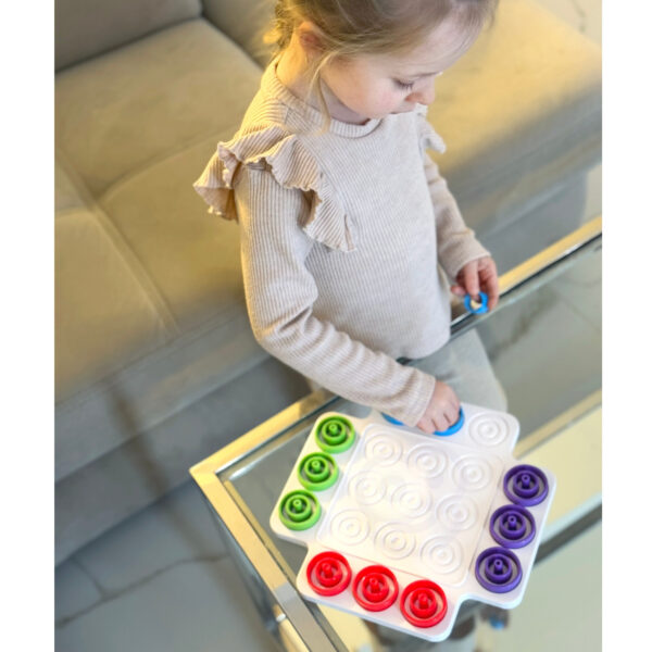 WOOPIE IQ Gra Logiczna Strategiczna Trening Mózgu Kółko i Krzyżyk 36 el. - 004