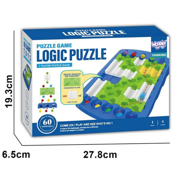 WOOPIE IQ Gra Logiczna Strategiczna Trening Mózgu "Labirynt Logiczny" - 006