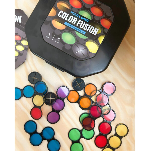 WOOPIE IQ Gra Logiczna "Ułóż Wzór" Trening Mózgu Nauka Mieszania Kolorów - 005