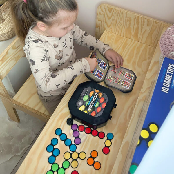 WOOPIE IQ Gra Logiczna "Ułóż Wzór" Trening Mózgu Nauka Mieszania Kolorów - 006