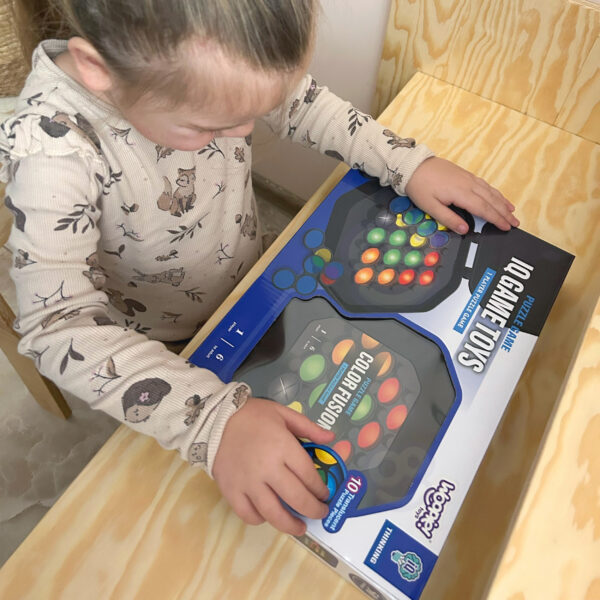 WOOPIE IQ Gra Logiczna "Ułóż Wzór" Trening Mózgu Nauka Mieszania Kolorów - 011