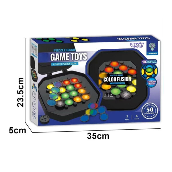 WOOPIE IQ Gra Logiczna "Ułóż Wzór" Trening Mózgu Nauka Mieszania Kolorów - 015