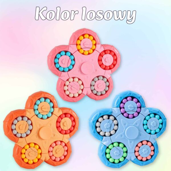 Magnetyczna gra obrotowa łamigłówka 2w1 antystresowa Woopie - 003