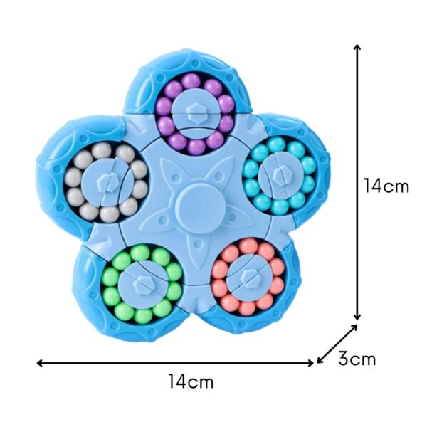 Magnetyczna gra obrotowa łamigłówka 2w1 antystresowa Woopie - 006