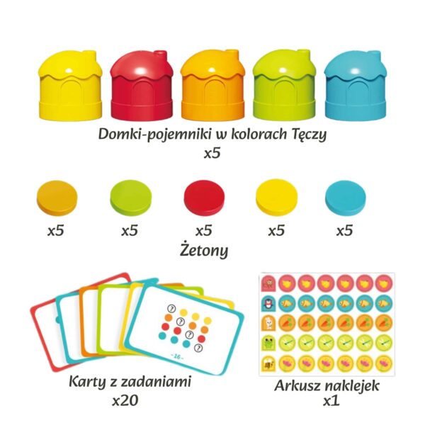 WOOPIE Gra Logiczna Edukacyjna Sorter Klasyfikacja Kolorów - 003