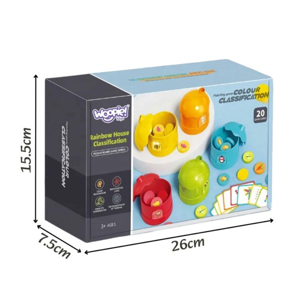 WOOPIE Gra Logiczna Edukacyjna Sorter Klasyfikacja Kolorów - 007