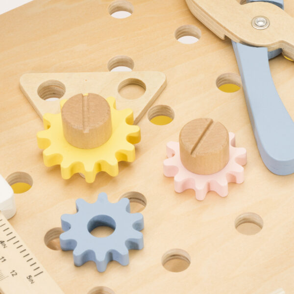 CLASSIC WORLD Drewniany Warsztat Narzędziowy z Tablicą Kredową 27 el. - 002