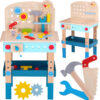 TOOKY TOY Drewniany Stół Do Majsterkowania Warsztat - 001