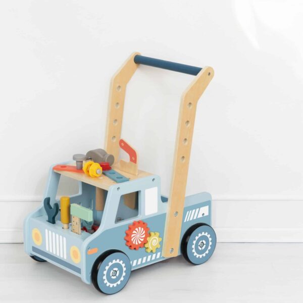 TOOKY TOY Drewniany Chodzik Samochód Mini Warsztat STEM - 002