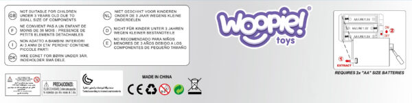 WOOPIE Piła Motorowa Łańcuchowa Dla Dzieci Gumowy Obrotowy Łańcuch - 008