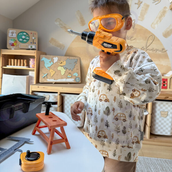 WOOPIE Zestaw Narzędzi Małego Majsterkowicza z Wkrętarką w Walizce 39el. - 003