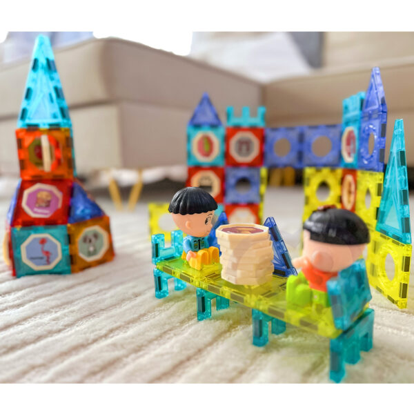 WOOPIE Klocki Magnetyczne Zamek 98 el. - 004