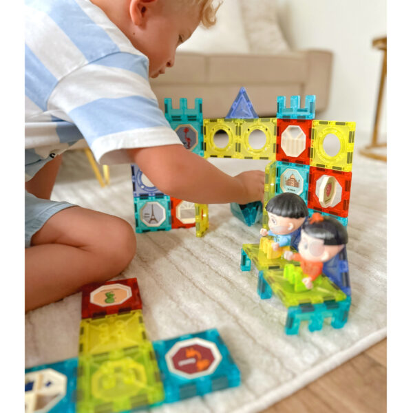 WOOPIE Klocki Magnetyczne Zamek 98 el. - 005