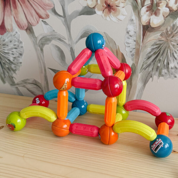 WOOPIE Magnetyczne Klocki Konstrukcyjne Edukacyjne 76 el. - 002