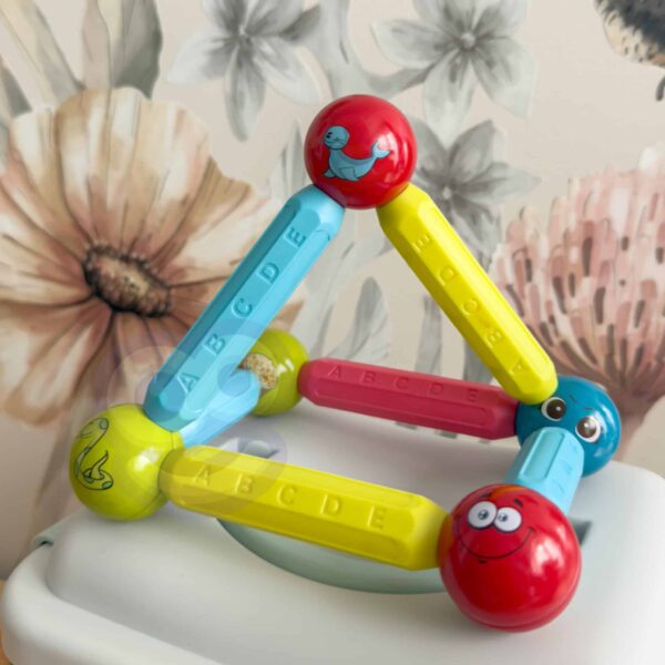 WOOPIE Magnetyczne Klocki Konstrukcyjne Edukacyjne 128 el. - 002