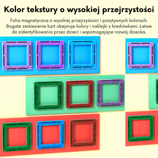 WOOPIE Przestrzenne Klocki Magnetyczne Nauka Liczb 70 Elementów - 004
