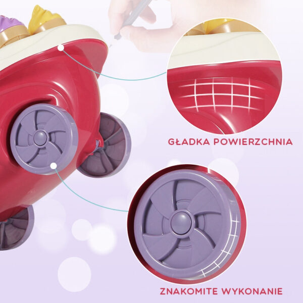 WOOPIE Sklep Food Truck Cukiernia Wózek Stoisko z Lodami Słodyczami Dźwięk Światło + 36 Akc - 004