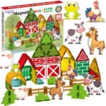 WOOPIE Magnetyczne Klocki Konstrukcyjne 7,5 cm Farma 30 el. - 001