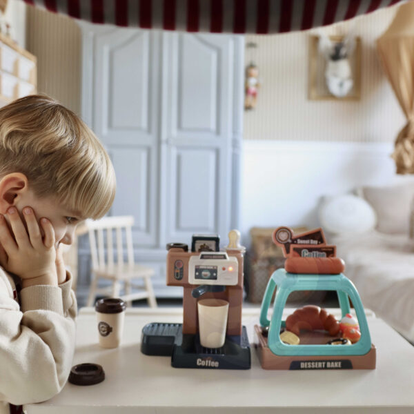 WOOPIE Zestaw Kawiarnia Ekspres do Kawy  + Witryna na Ciastka - 002