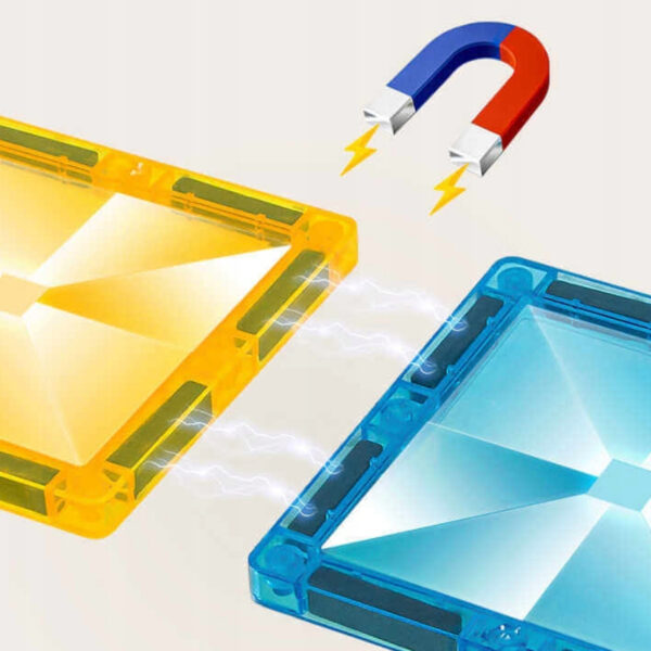 WOOPIE Klocki Magnetyczne 3D Zestaw Komisariat Policji 42el. - 003