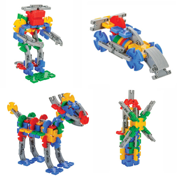 WOOPIE Zestaw Konstrukcyjnych Klocków w Skrzynce 320 szt. - 012