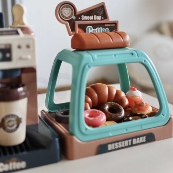 WOOPIE Zestaw Kawiarnia Ekspres do Kawy  + Witryna na Ciastka - 008