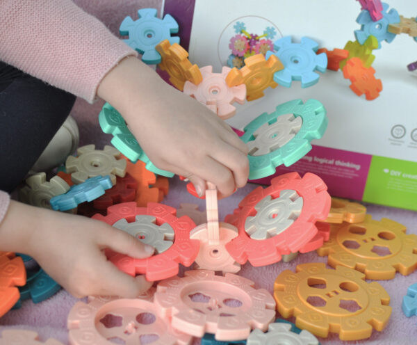 WOOPIE Klocki Konstrukcyjne Wafle Jeżyki 52 el. - 003