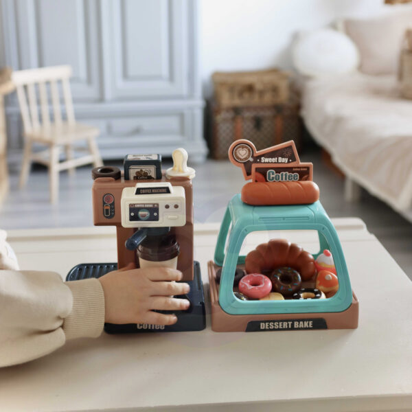 WOOPIE Zestaw Kawiarnia Ekspres do Kawy  + Witryna na Ciastka - 009