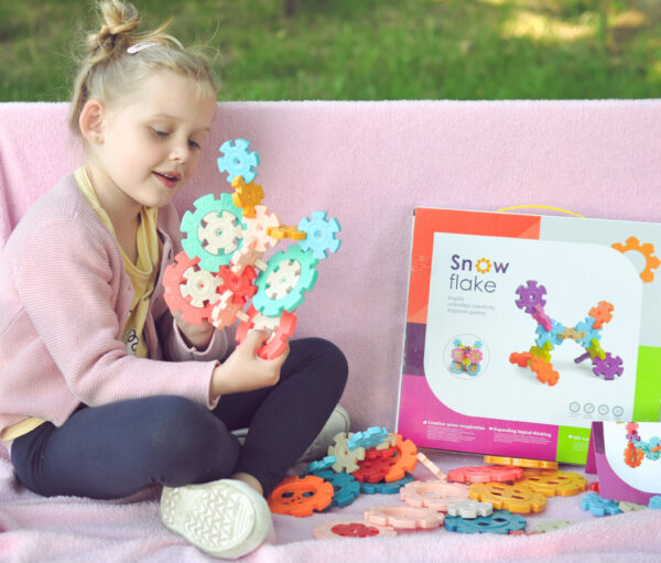 WOOPIE Klocki Konstrukcyjne Wafle Jeżyki 52 el. - 005