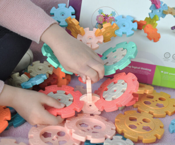 WOOPIE Klocki Konstrukcyjne Wafle Jeżyki 120 el. - 005