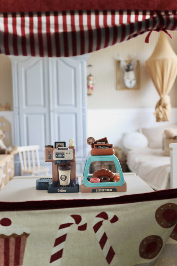 WOOPIE Zestaw Kawiarnia Ekspres do Kawy  + Witryna na Ciastka - 011