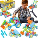 WOOPIE Zestaw Pojazdów Klocki Konstrukcyjny 6w1 STEM - 001