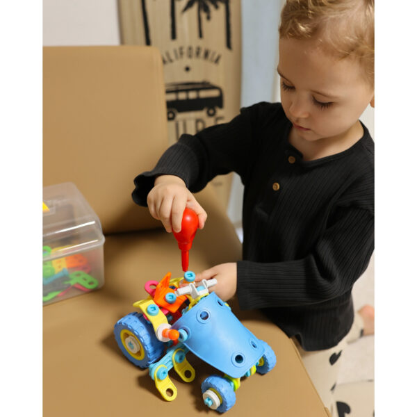 WOOPIE Zestaw Pojazdów Klocki Konstrukcyjny 6w1 STEM - 007