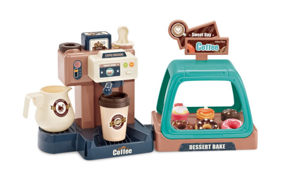 WOOPIE Zestaw Kawiarnia Ekspres do Kawy  + Witryna na Ciastka - 014