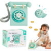 CLASSIC WORLD Klasyczny Drewniany Telefon dla Dzieci 4 el. - 001