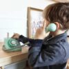 Klasyczny drewniany telefon dla dzieci 4 el. - Classic World - 002