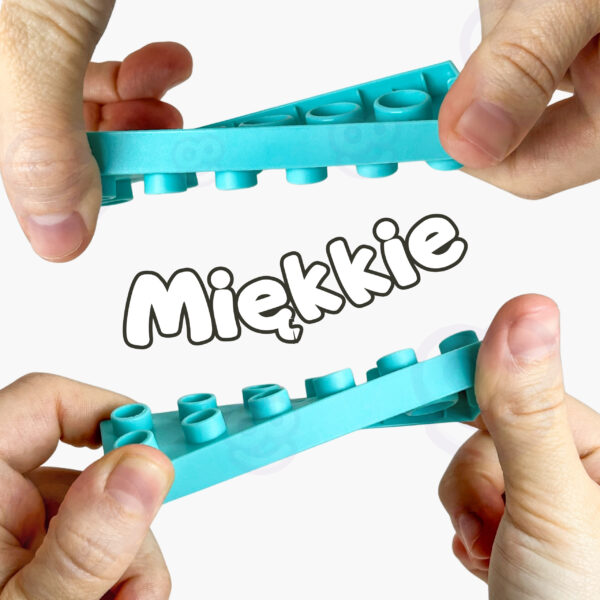 WOOPIE Klocki Soft Blocks Zestaw 99 Elementów w Pudełku - 004