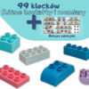 WOOPIE Klocki Soft Blocks Zestaw 99 Elementów w Pudełku - 005