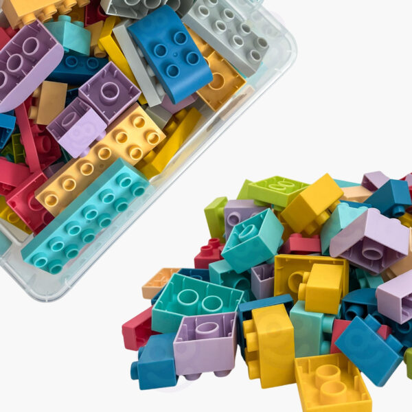 WOOPIE Klocki Soft Blocks Zestaw 99 Elementów w Pudełku - 006