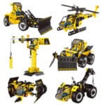WOOPIE Zestaw Konstrukcyjny Pojazdy Budowlane STEAM 6w1 223 el. - 002