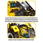 WOOPIE Zestaw Konstrukcyjny Pojazdy Budowlane STEAM 6w1 223 el. - 005